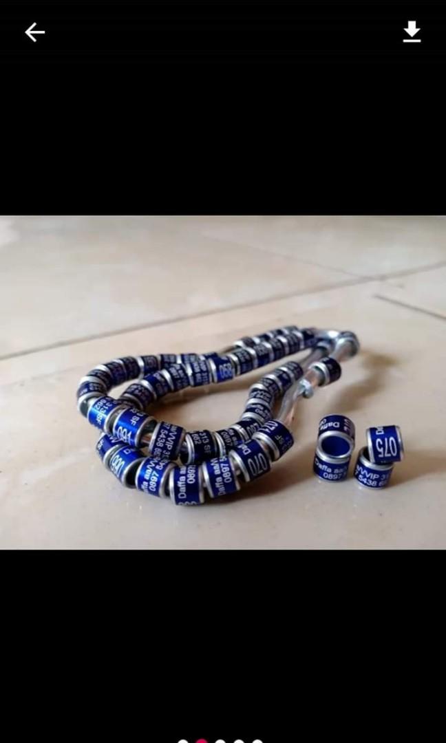 Ring Burung Laser Dengan Lis Silver Perlengkapan Hewan Aksesoris Hewan Di Carousell