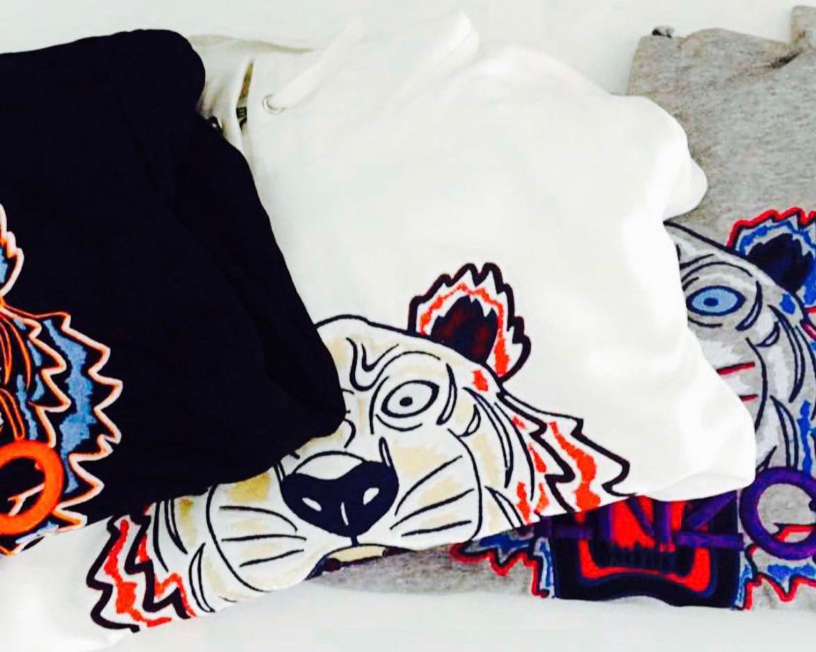 Kenzo tiger top hoodie sale