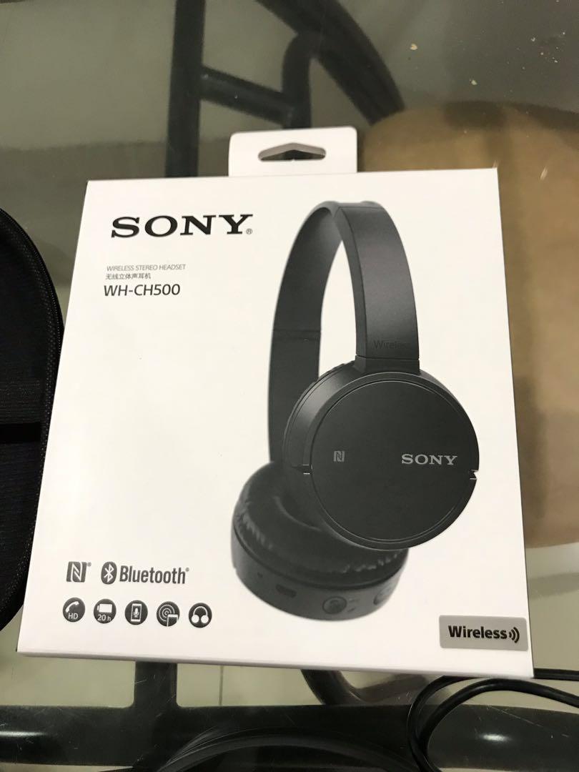 Sale! SONY WH-CH500 Wireless Bluetooth Headphones, Elektronik, Audio di  Carousell
