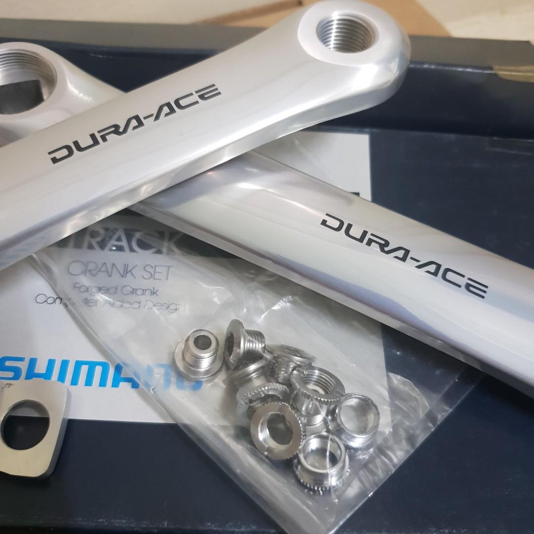 NJSシマノ DURA-ACE FC-7600 クランク 167.5 SHIMANO DURA ACE FC-7600 NJS Pista Crank Set 175mm BCD144mm