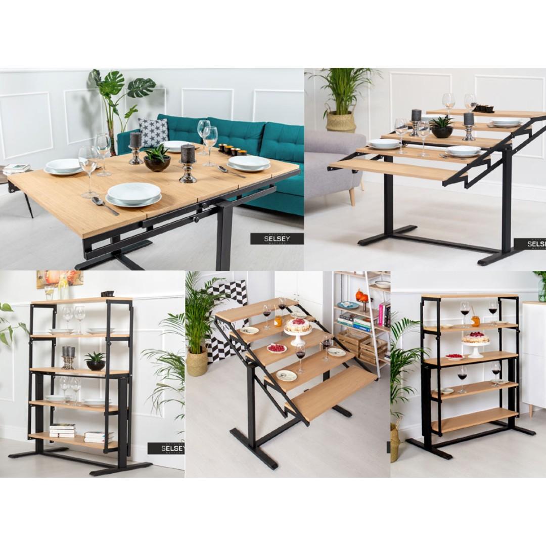 Space Saving Table Shelves Furniture Tables Chairs On Carousell