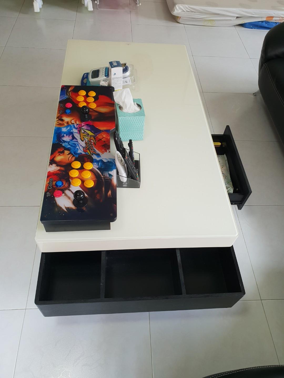 Tempered Gl Coffee Table No Embly Required Furniture Tempered Gl Coffee Table No