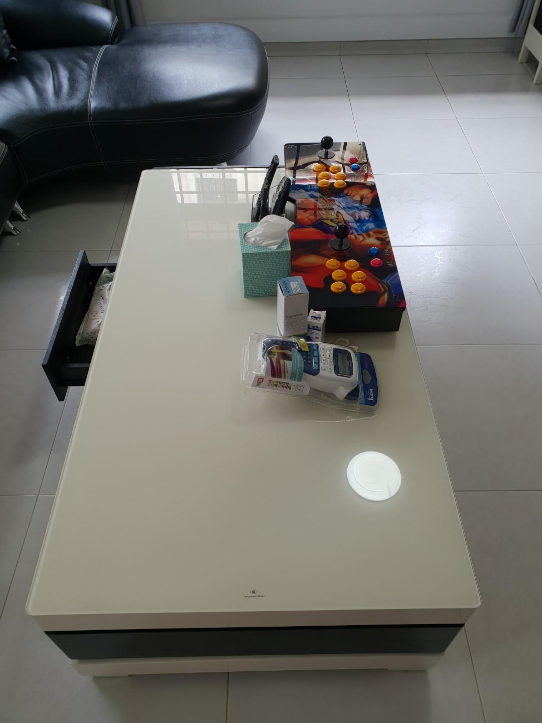 Tempered Gl Coffee Table No Embly Required Furniture Tempered Gl Coffee Table No