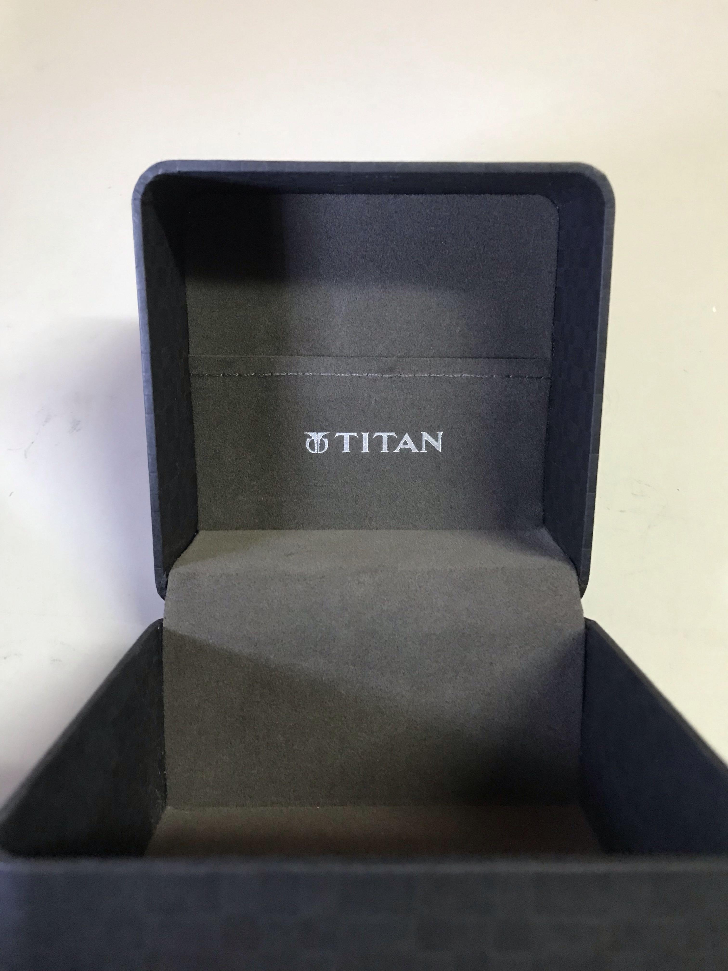 Titan watch outlet case