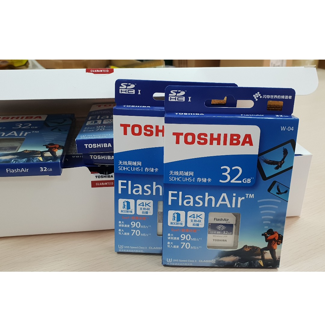 TOSHIBA Flash Air W-04 64GB SDXC???撮影した写真を即スマホ転送 ...