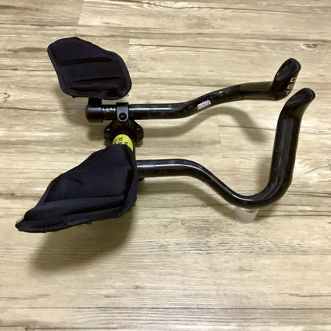 (Used) Profile Design Jammer CGT Carbon Aerobar with J2 Bracket, Sports ...