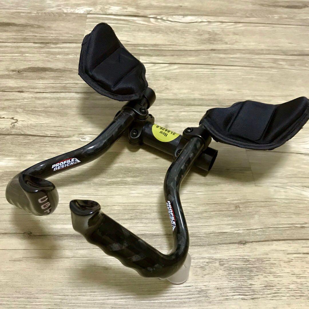 (Used) Profile Design Jammer CGT Carbon Aerobar with J2 Bracket, Sports ...
