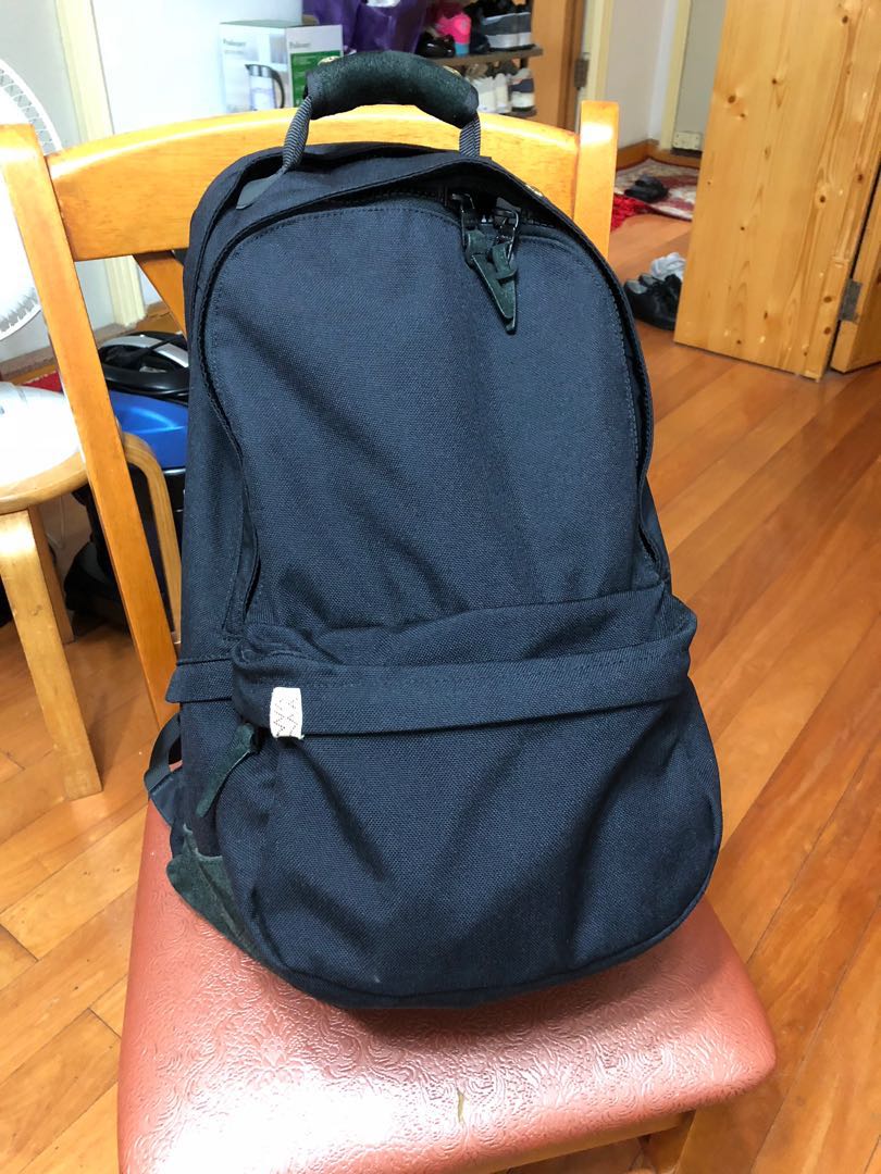 Visvim Cordura 22L Veggie Suede Backpack (black), 名牌, 飾物及配件