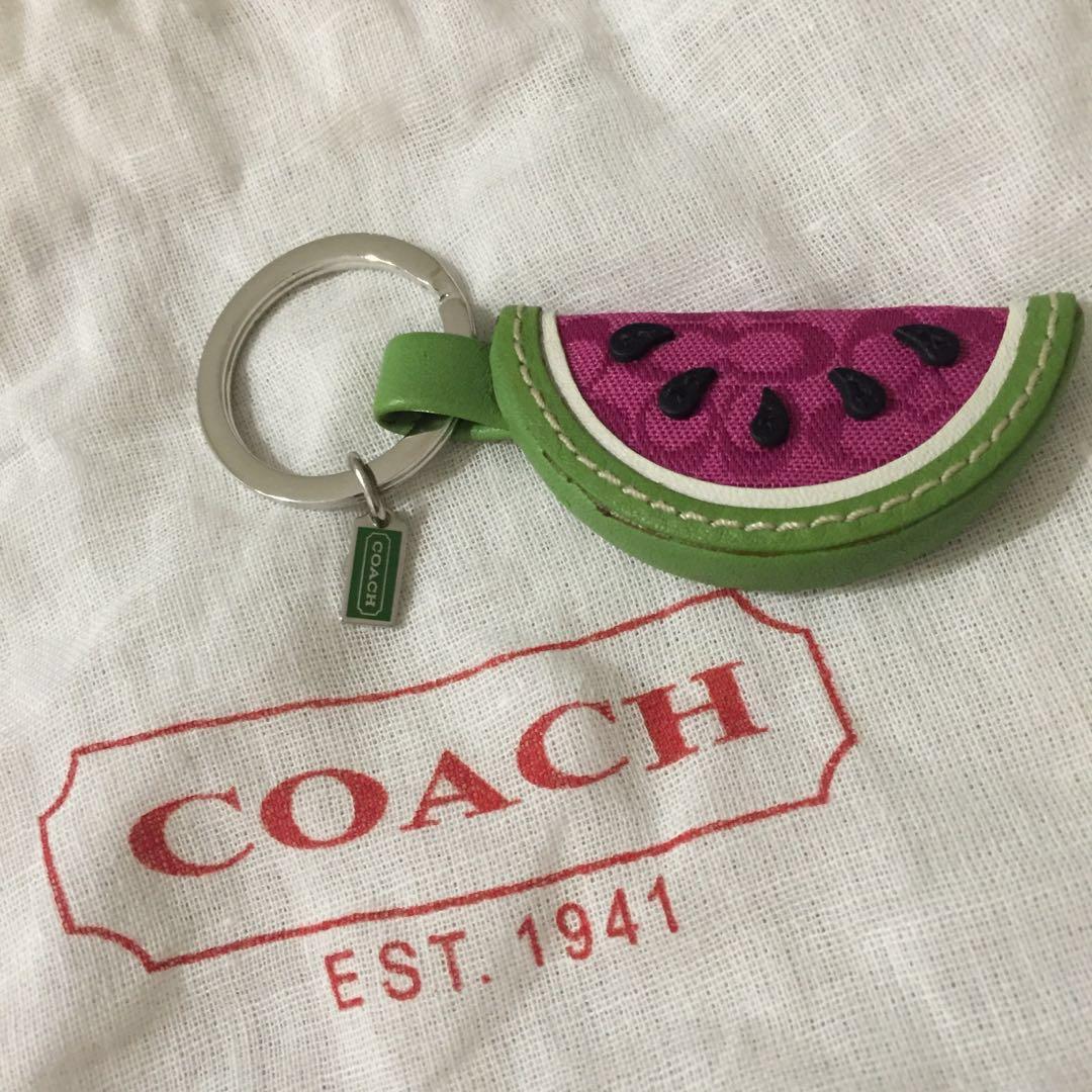 Coach watermelon keychain outlet