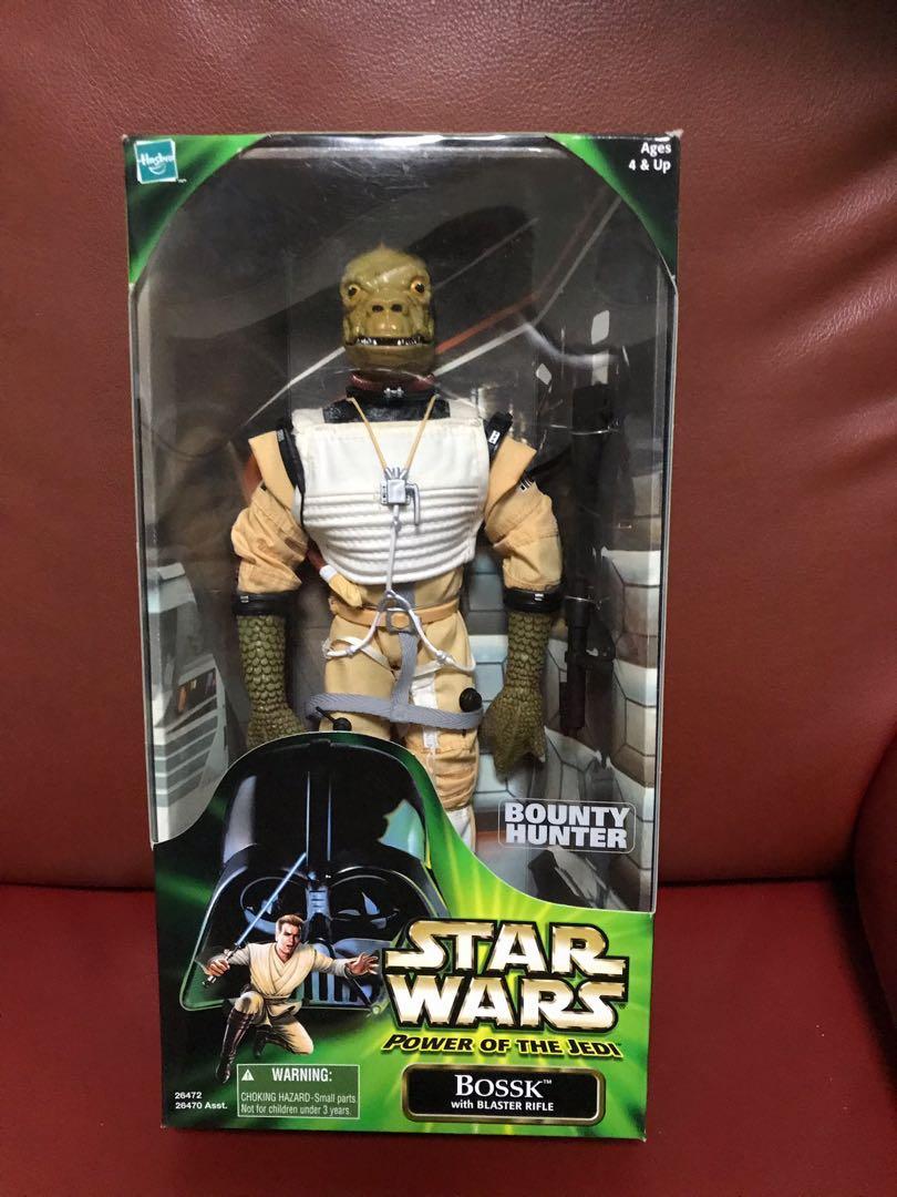 12" Star Wars Power of the Jedi 2000 Hasbro Sealed Figures:Bossk,IG,4-LOM... 
