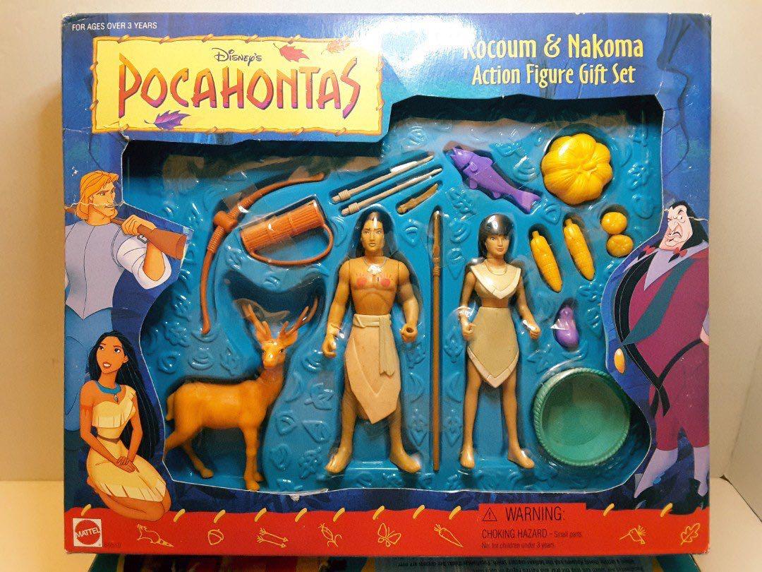 1995 迪士尼風中奇緣公仔POCAHONTAS action figure gift set Mattel