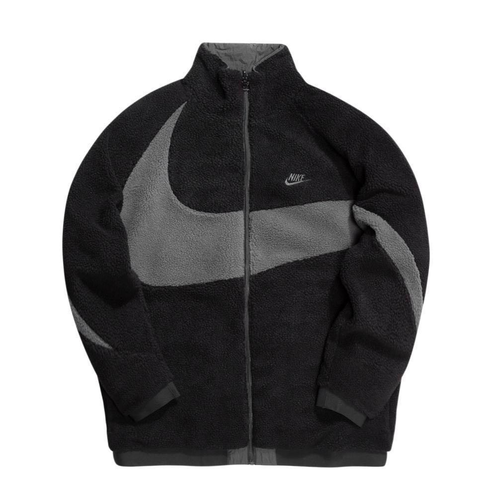 nike big swoosh fleece reversible