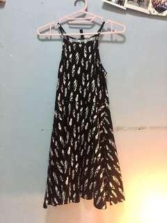 Feather Pattern Dress