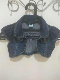 Preloved Cardigan Jeans anak perempuan