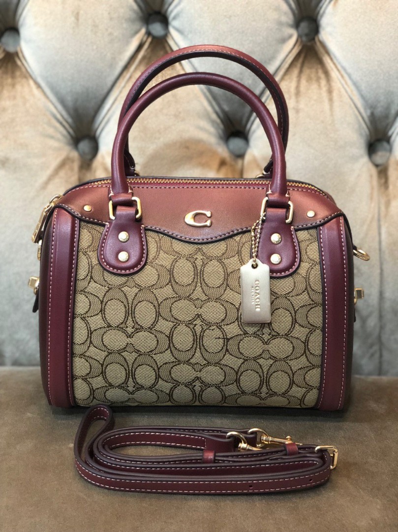 Coach ivie bennett satchel top