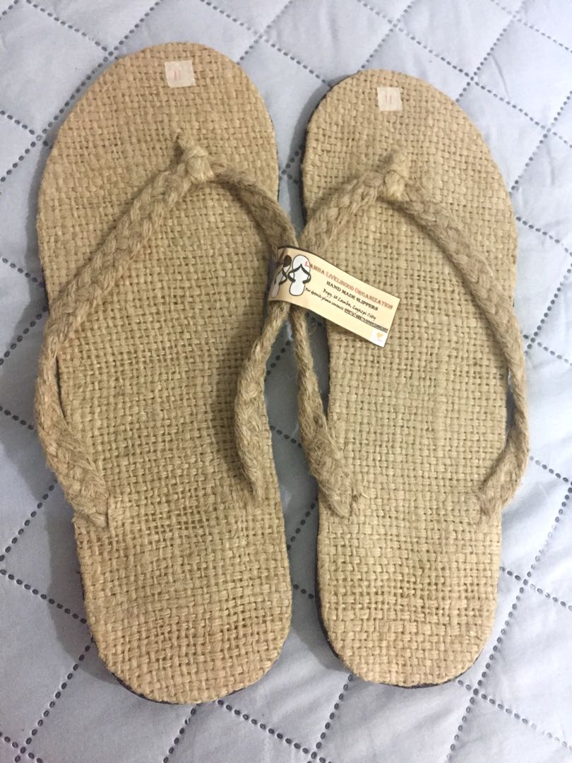 abaca slippers