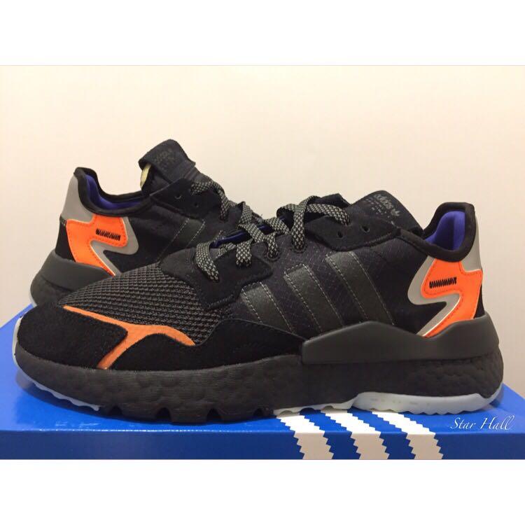 ADIDAS ORIGINALS NITE JOGGER 黑橘 3M 反光 CG7088