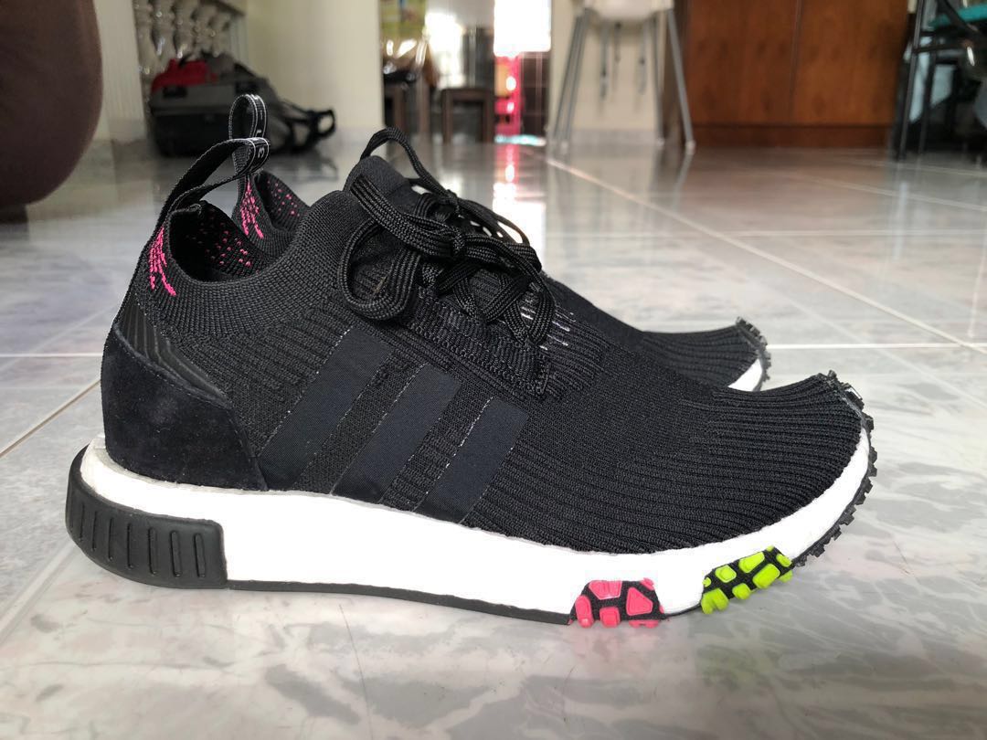 Adidas originals nmd racer in neon pink top
