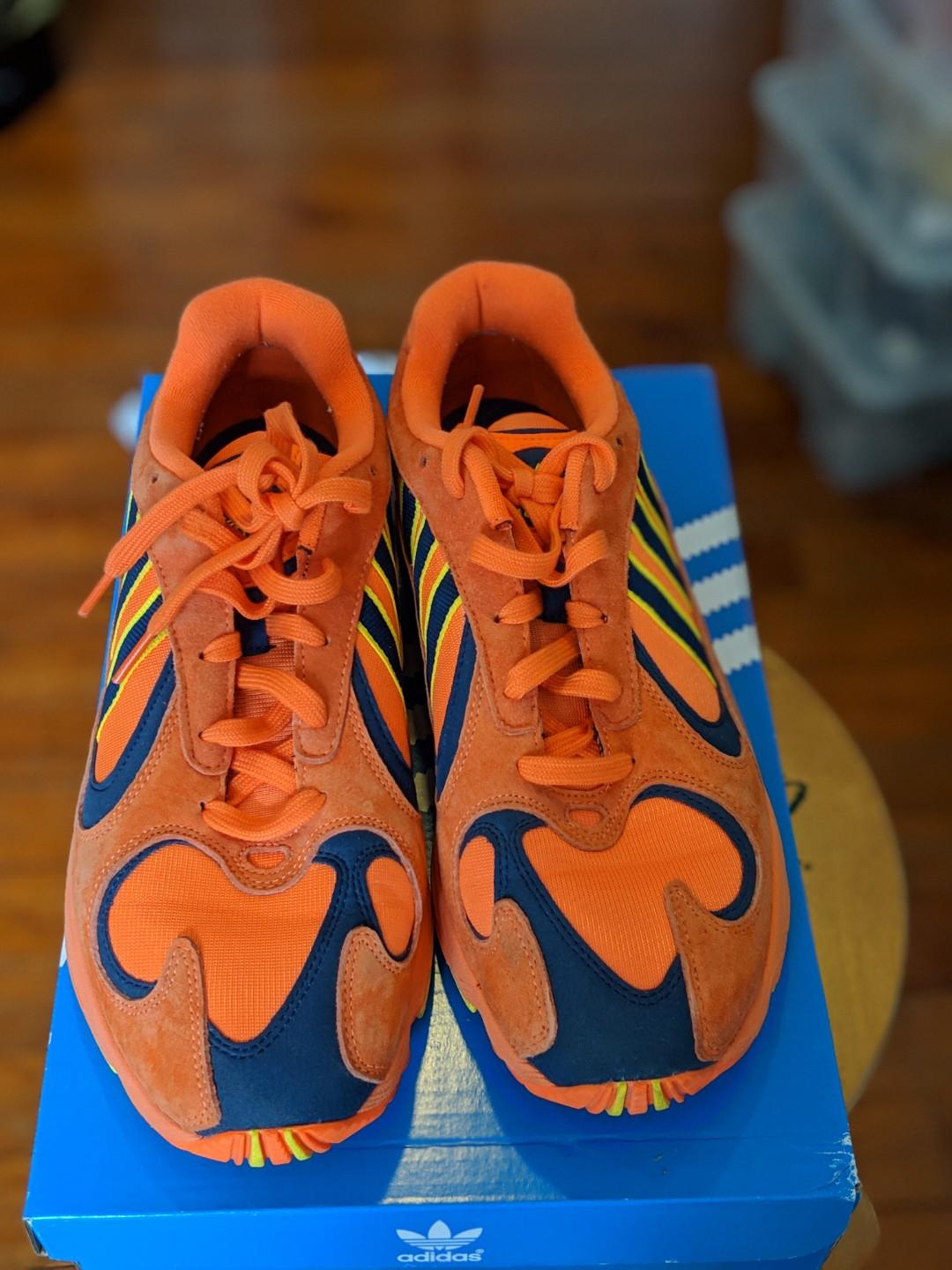 Adidas yung 1 best sale orange size 6