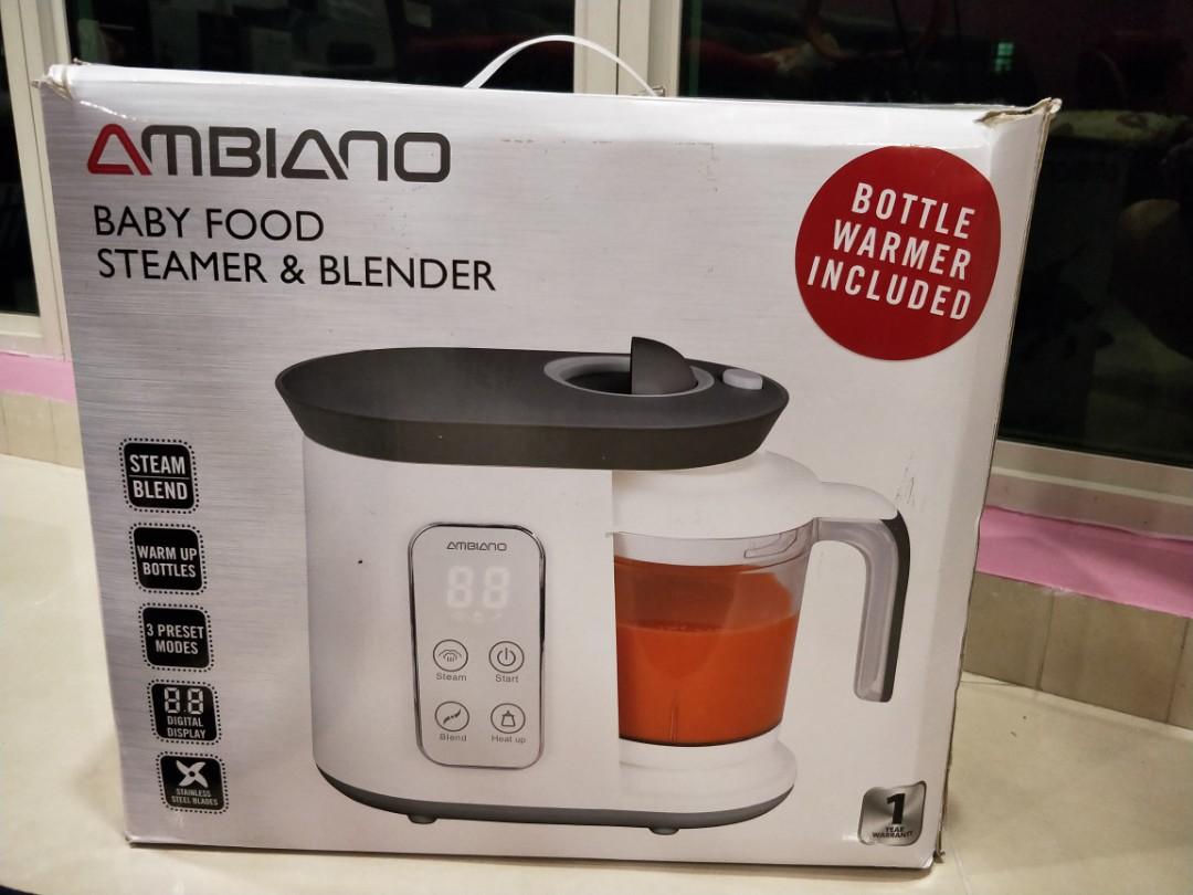 ambiano baby food steamer and blender manual