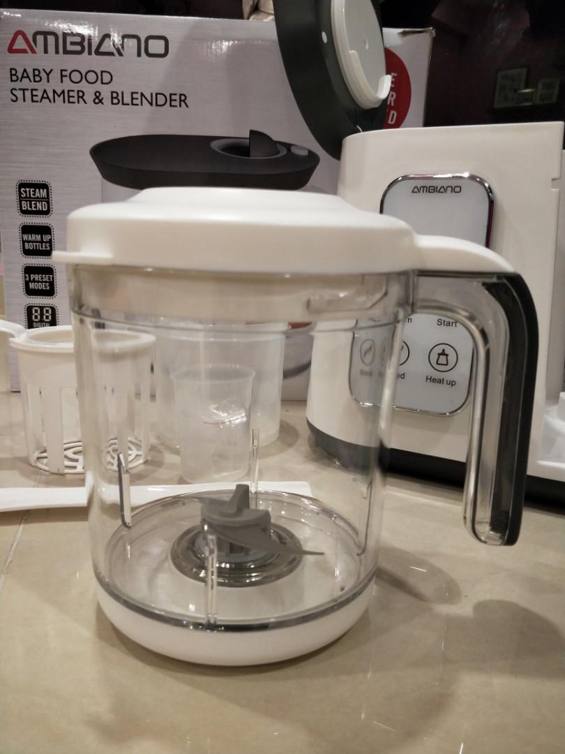 ambiano baby food steamer and blender manual