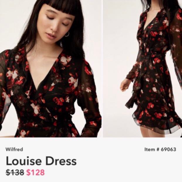 Aritzia Wilfred Louise dress Women s Fashion Clothes on Carousell