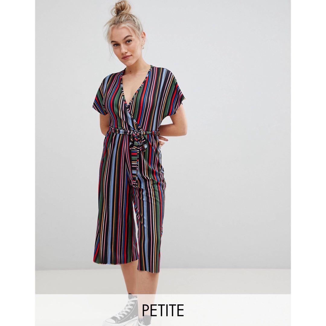 new look striped jumpsuit