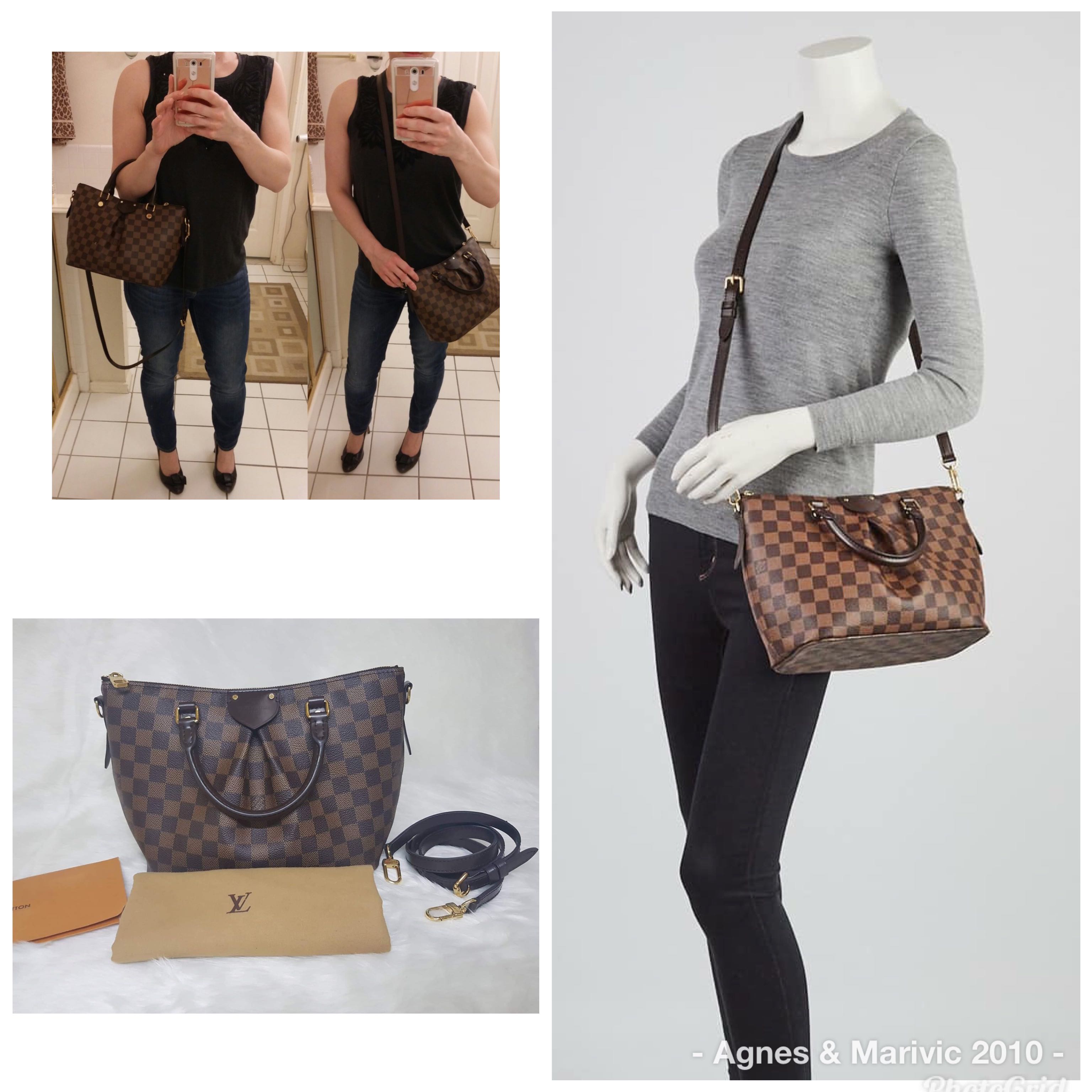 Authentic Louis Vuitton Siena pm damier ebene, Luxury, Bags