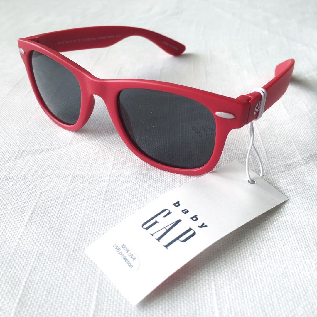 NEW Baby Gap Babies Red Sunglasses Shades Visor 3 4 5 6 7 years old Babies Kids Babies Kids Fashion on Carousell