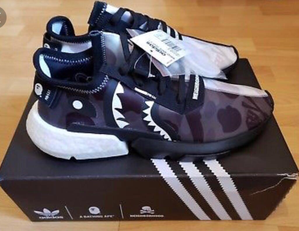 BAPE x NEIGHBORHOOD x ADIDAS Originals NHBAPE POD S 3.1