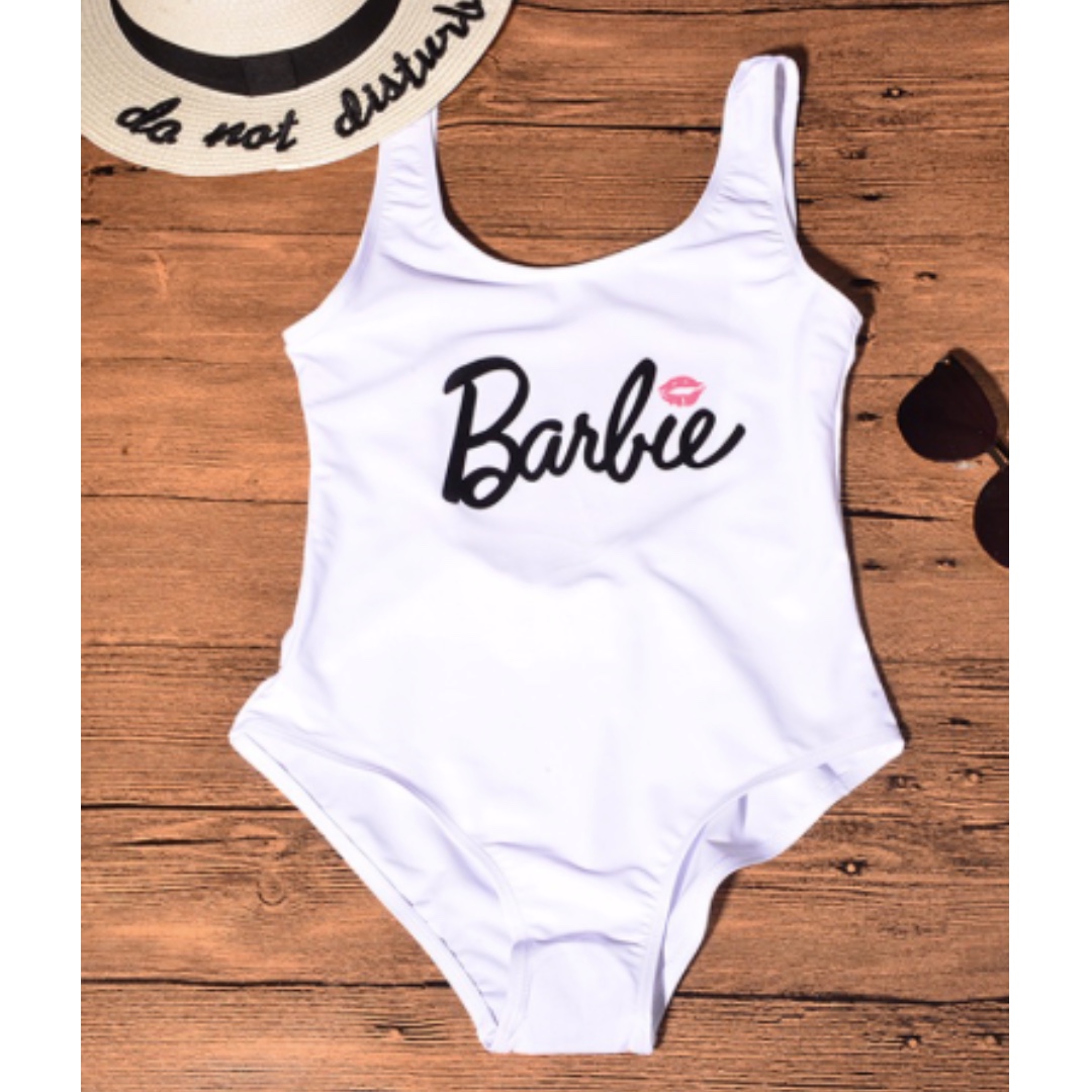Barbie One Piece Swimsuit, Women's Fashion, Swimwear, Bikinis ...