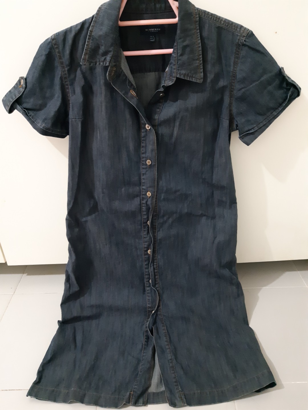 burberry denim dress