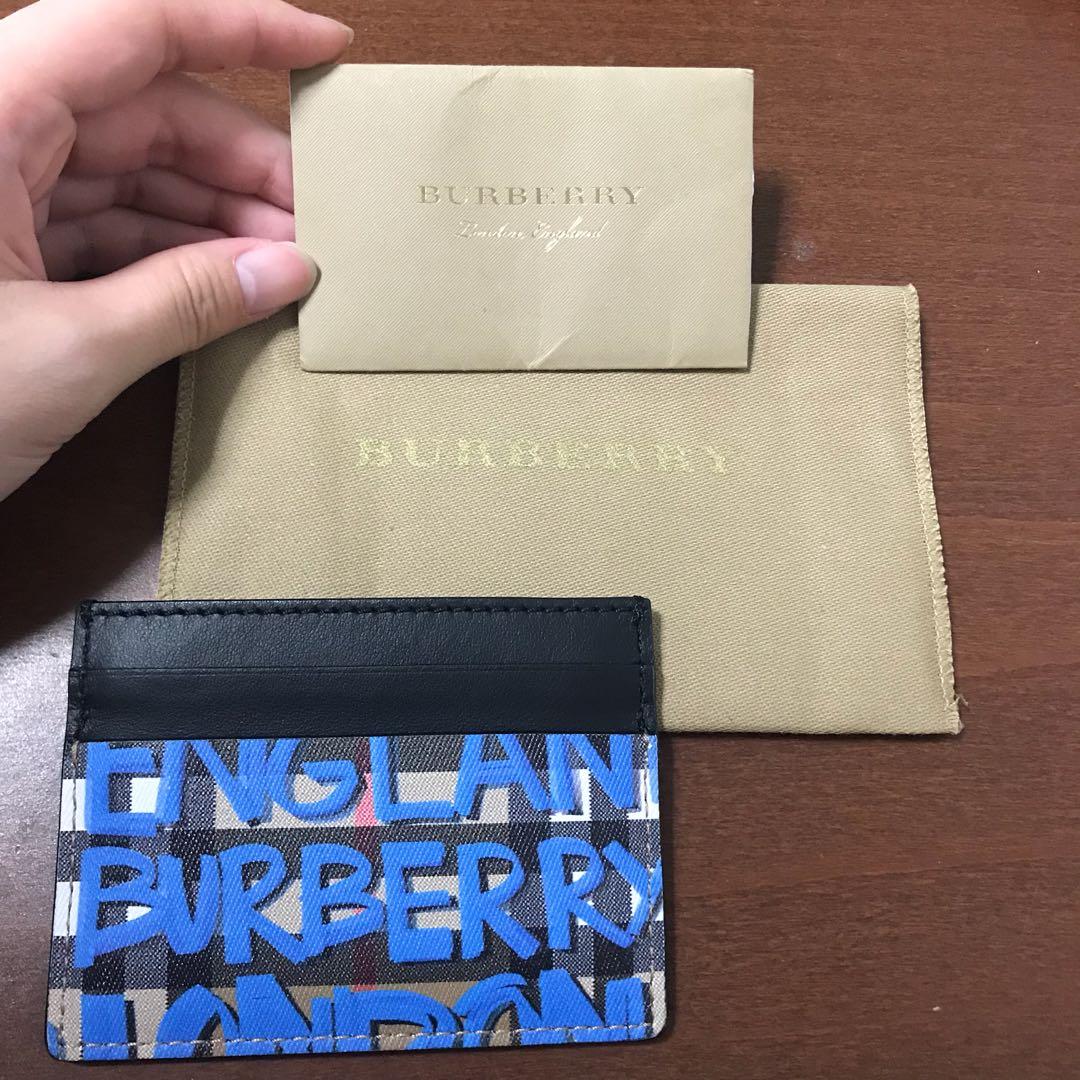 Burberry Graffiti Logo Cardholder