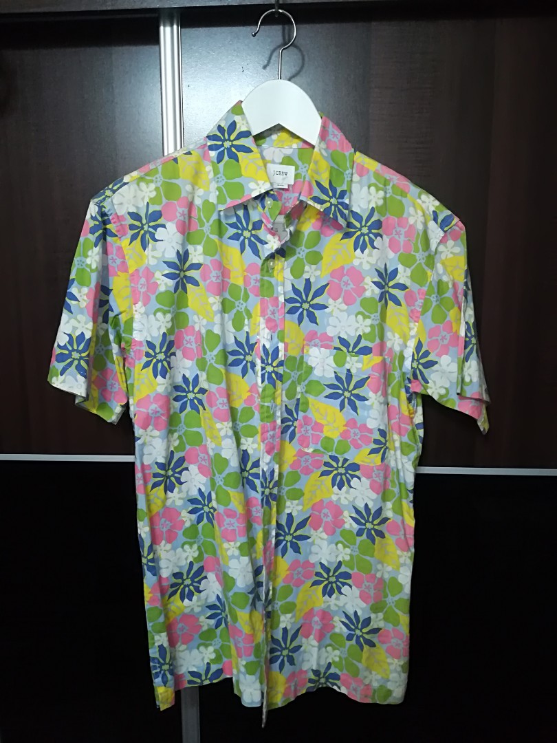 CL0531 Kemeja Floral Hawaii J Crew Fesyen Lelaki Pakaian Baju CL0531 Kemeja Floral Hawaii J Crew Fesyen Lelaki Pakaian Baju