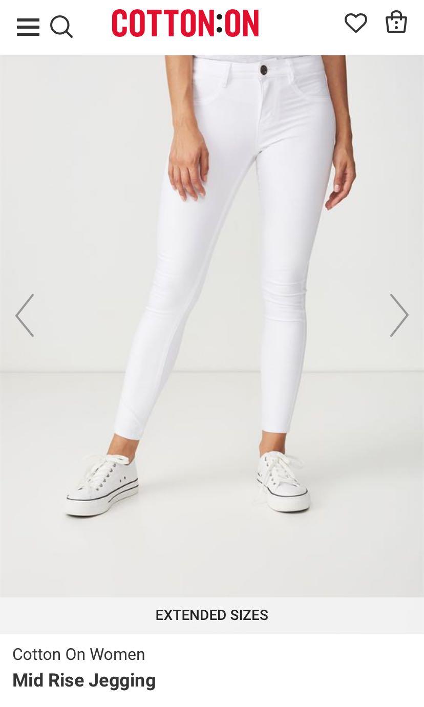 cotton on mid rise jegging