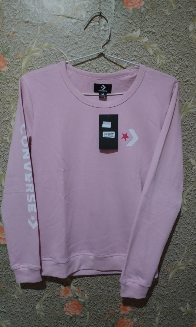 sweater converse pink