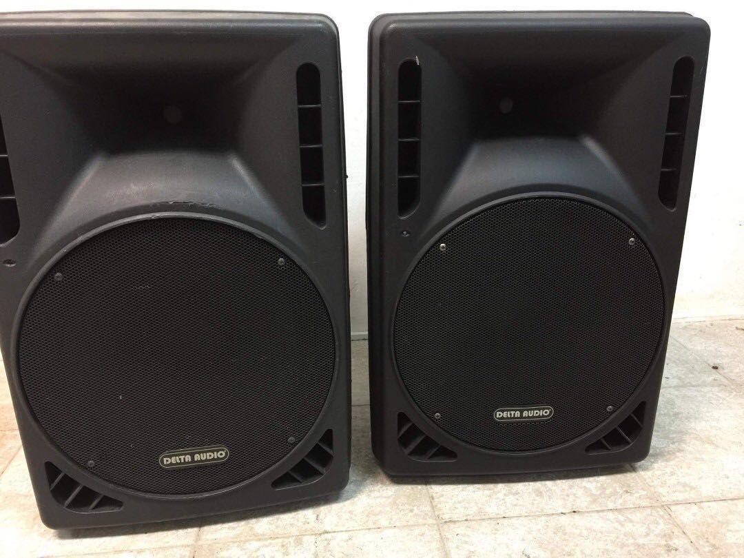 active pa speakers pair