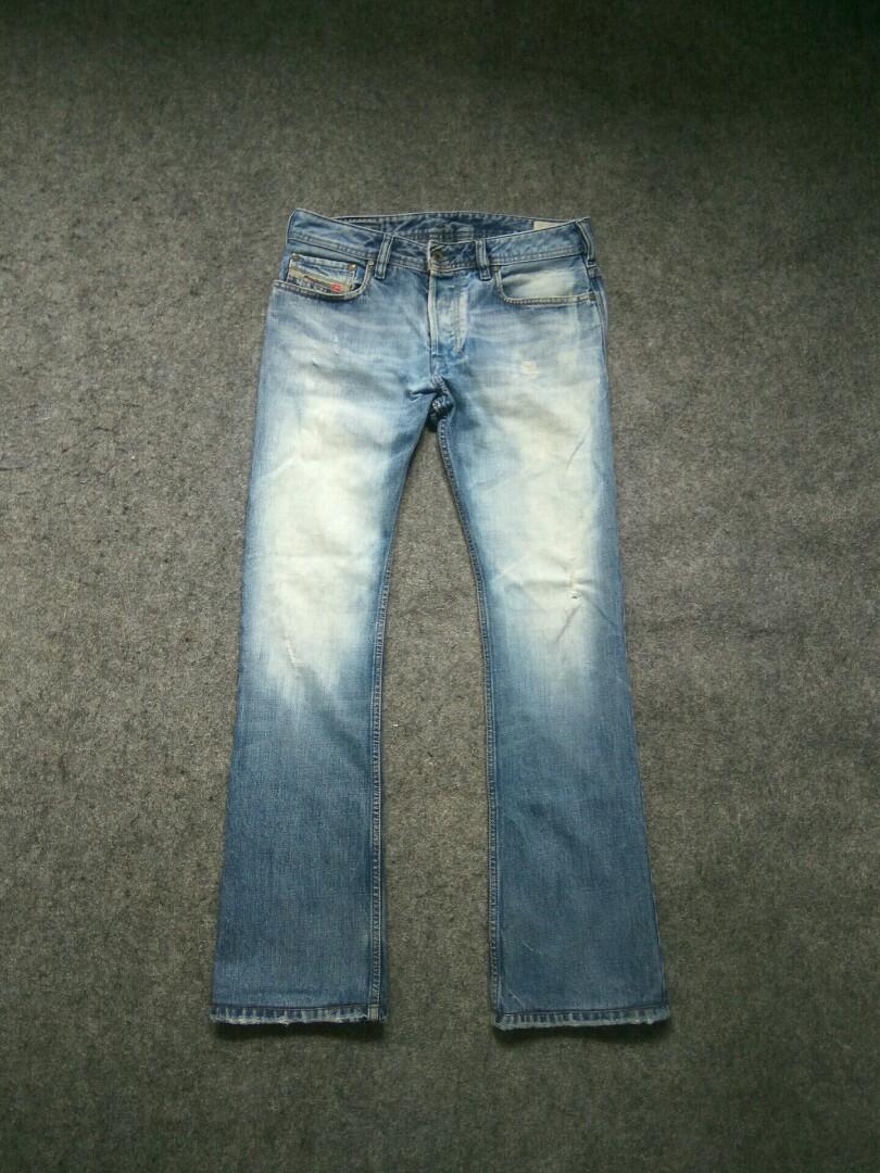 DIESEL INDUSTRY ZATINY Bootcut Jeans Size 29 Fesyen Pria Pakaian