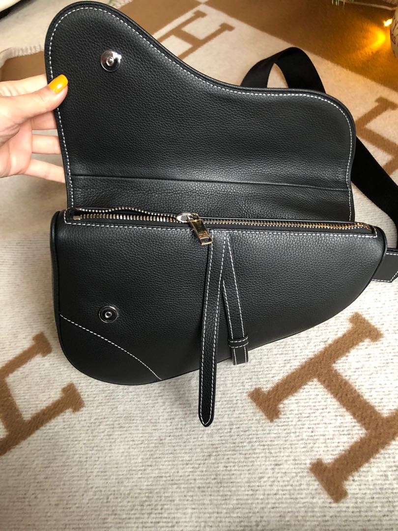 Dior men saddle bag, Luxury, Bags & Wallets, Sling Bags on Carousell