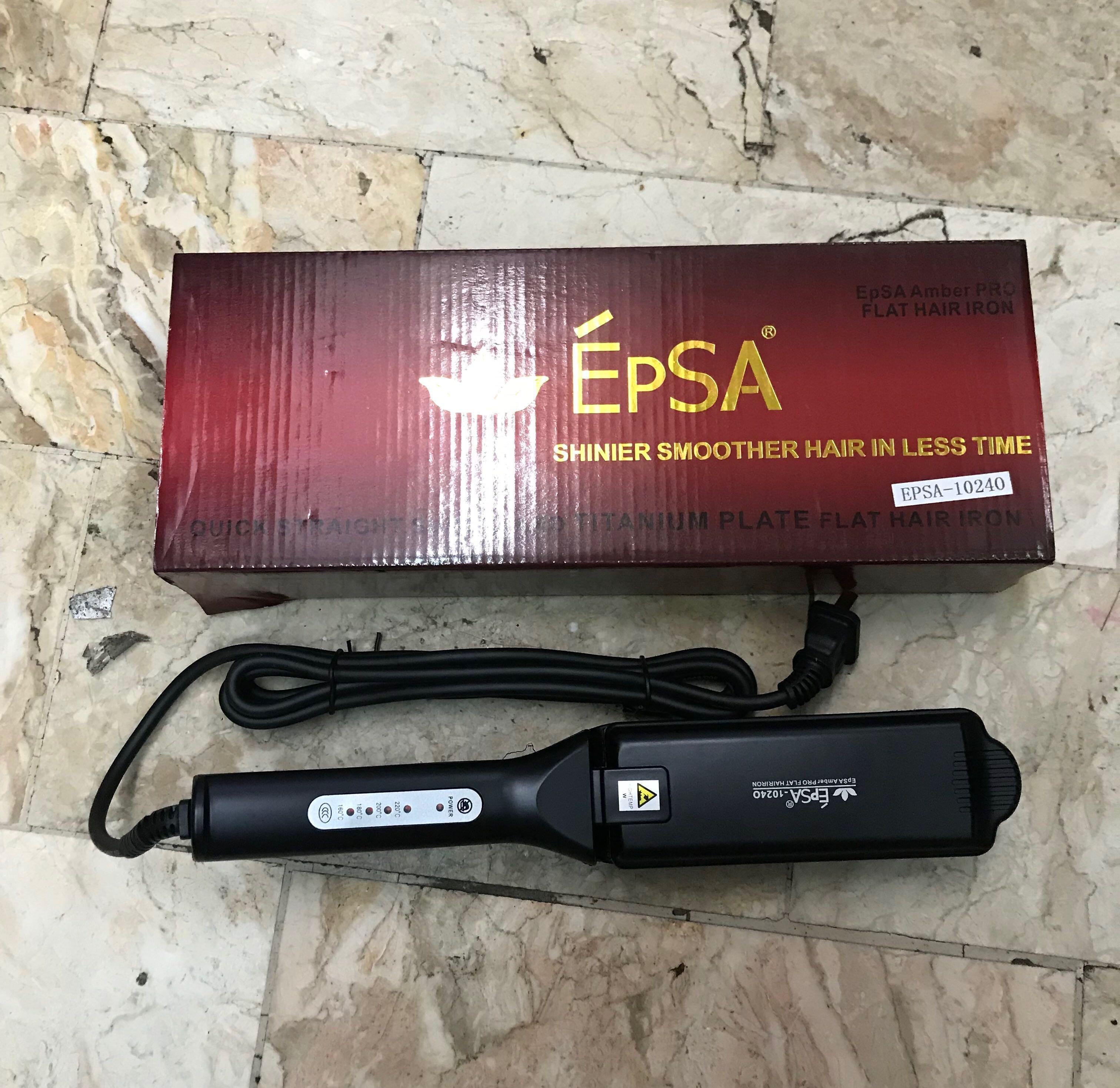 Epsa hair online iron review