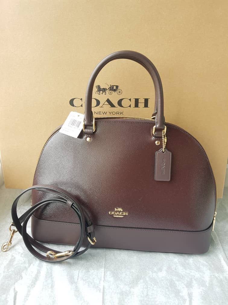 coach sierra satchel oxblood