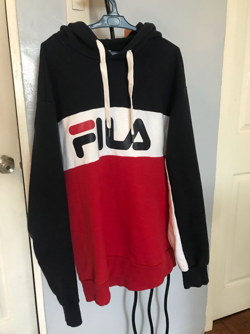 Fila tri colour new arrivals hoodie