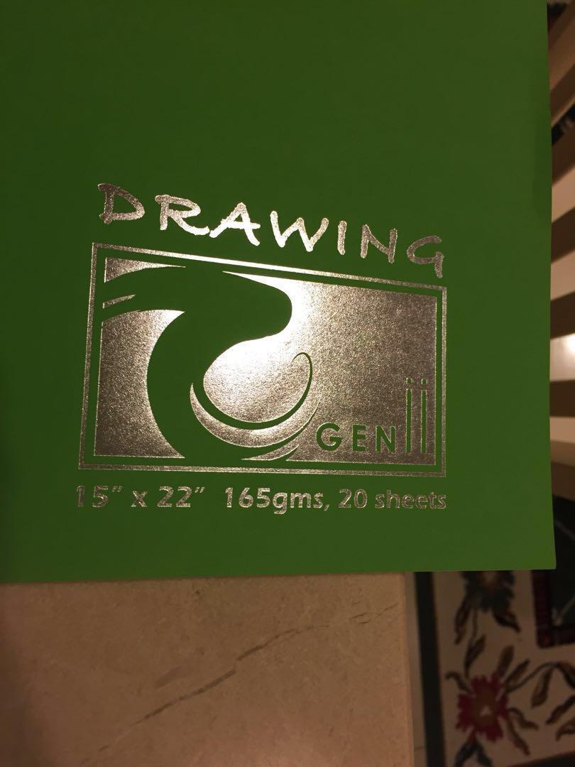 Genii Drawing Block 15”x22”, Hobbies & Toys, Stationery & Craft