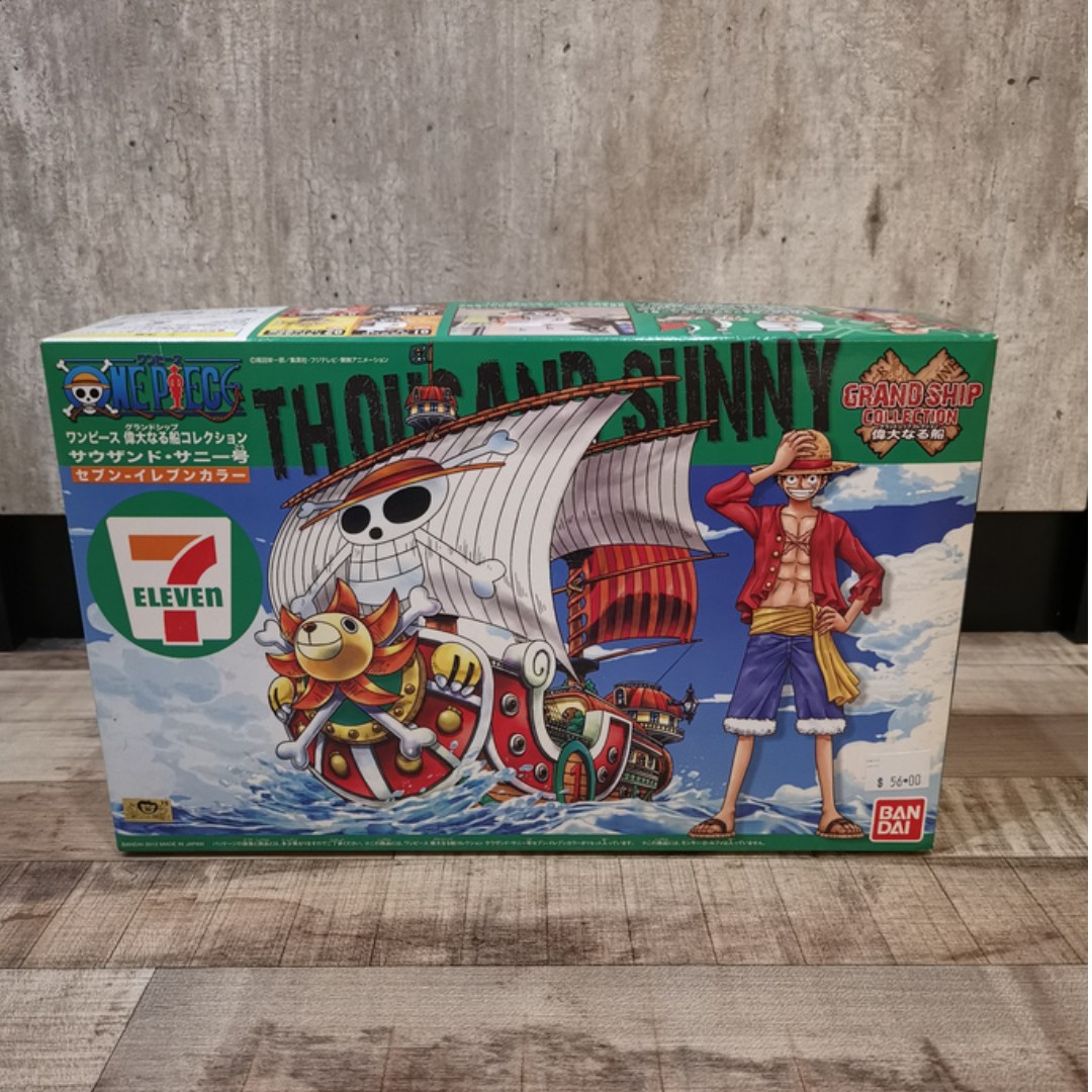 Ship Collection Thousand Sunny Mighty Seven Eleven Color One Piece Model Kits Surclima Ships Submarine Kits