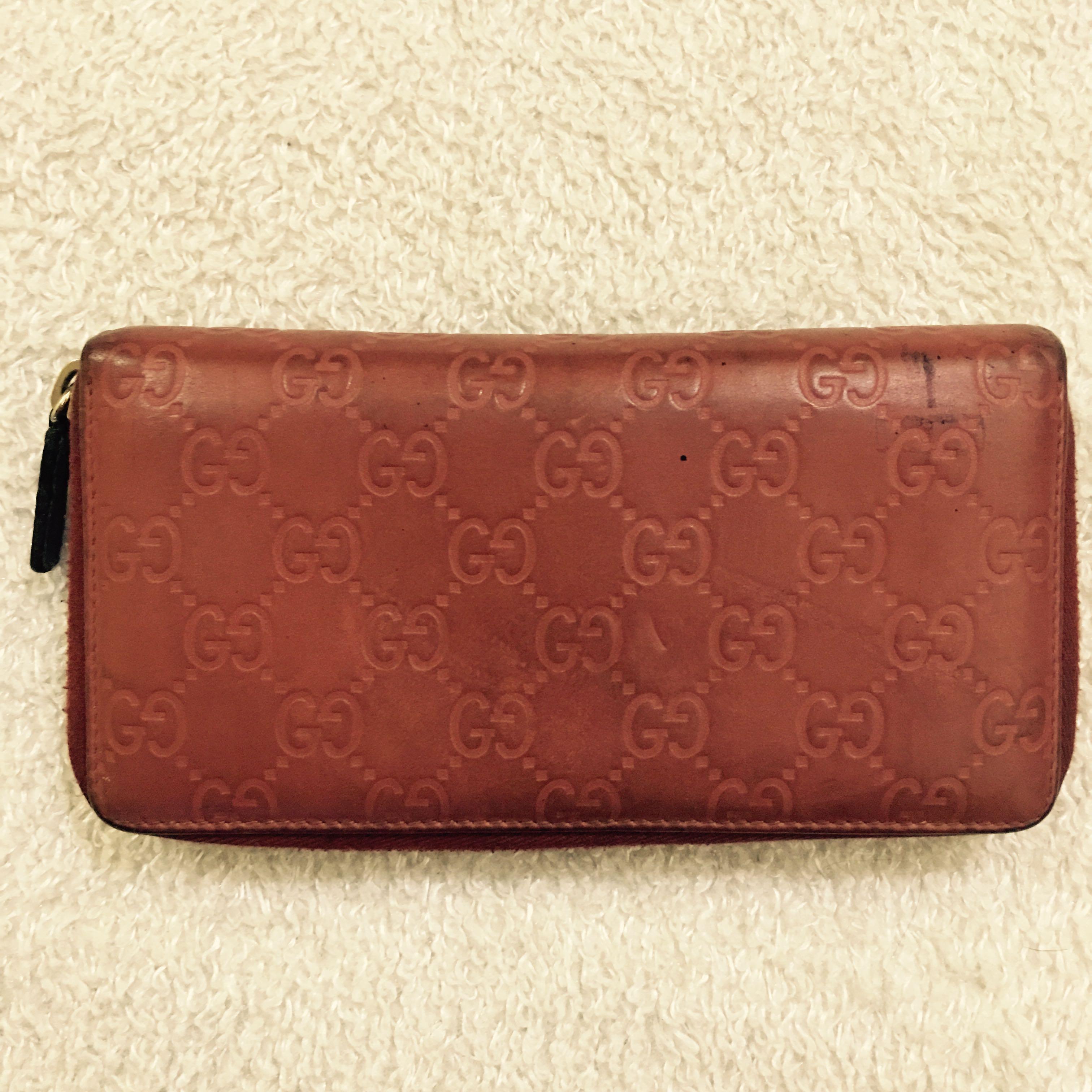 gucci guccissima wallet zip around