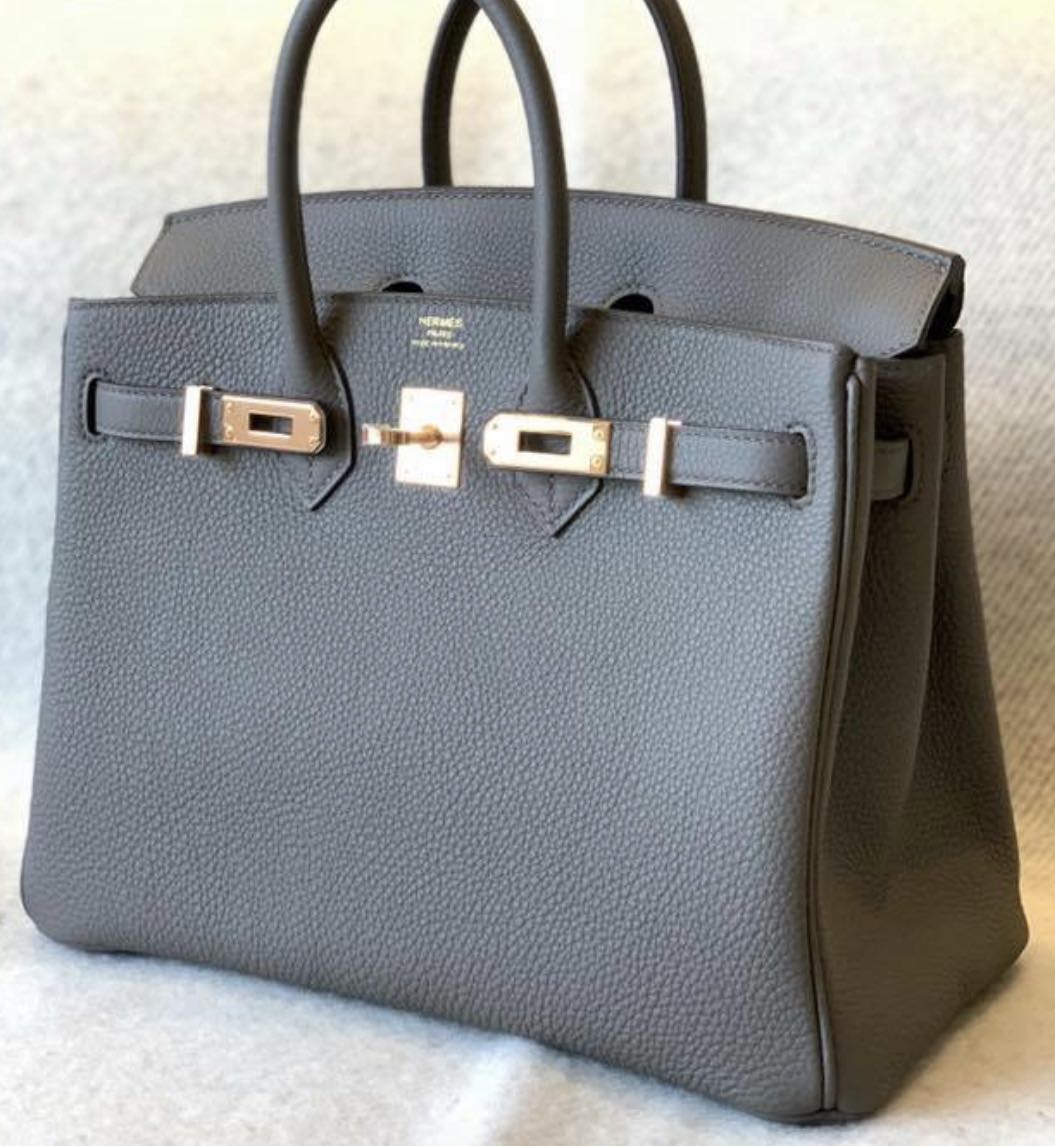 Birkin 25 cheap etain rose gold