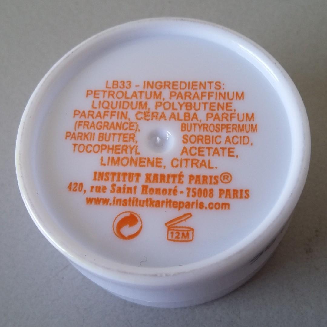 Institut Karite Paris Shea Lip Balm 3 3g Slightly Used Health Beauty Face Skin Care On Carousell
