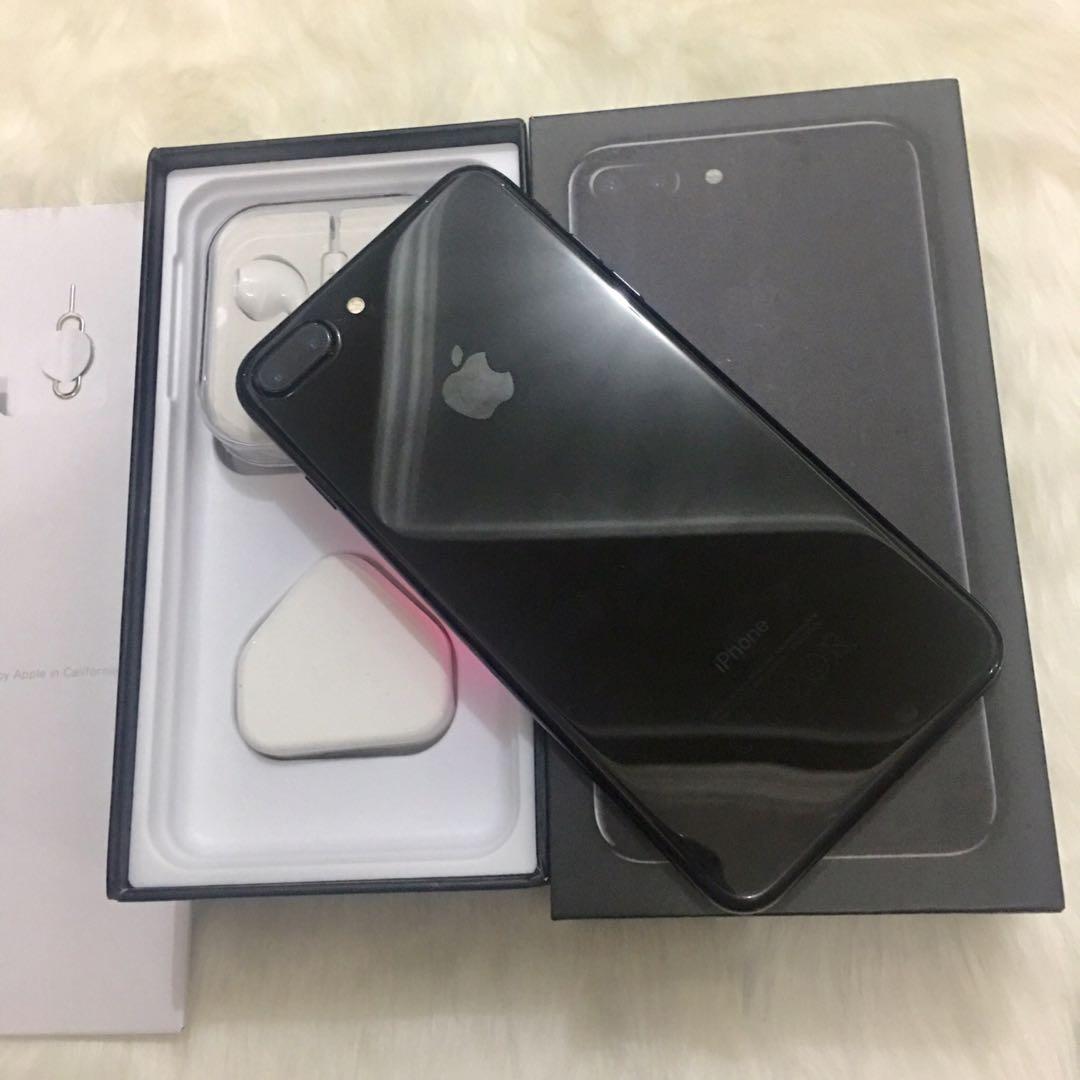 Iphone 7plus Jetblack 128gb Second Telepon Seluler Tablet Iphone Iphone 7 Series Di Carousell