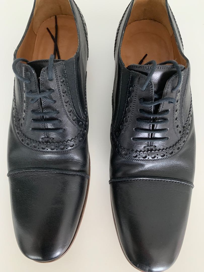 Gucci Black all leather Formal Shoes 