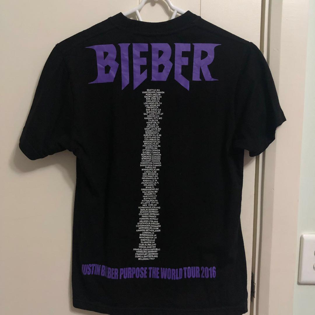 Justin Bieber Concert Tee Women S Fashion Clothes On Carousell